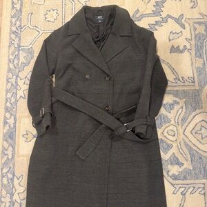 Anthropologie Trench Coat Wool